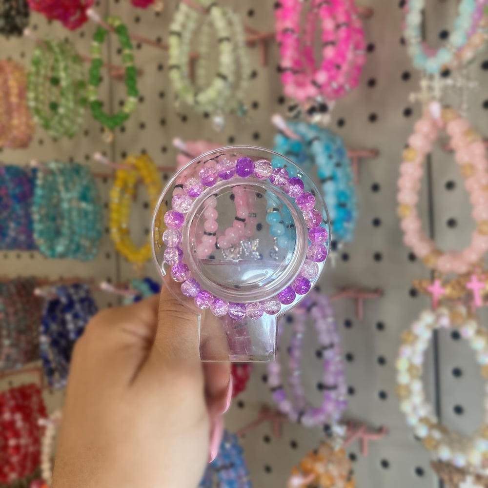 Image of Purple Beaded