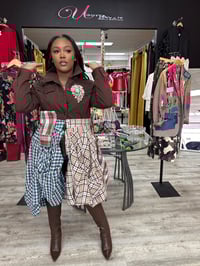 Image 1 of Custom Brown Fusion Tunic