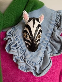 Image 1 of LAST ONE!! Zebra Brooch
