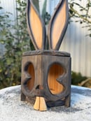 Image 10 of Black Rustic  Bunny lantern