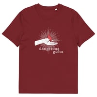 Image 3 of Dangerous Gifts | organic unisex t-shirt (dark colors)