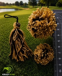 Image 4 of USA flag America red white blue Cistom GOLF Club Cover hand knit 
