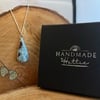 Larimar Teardrop Pendant 