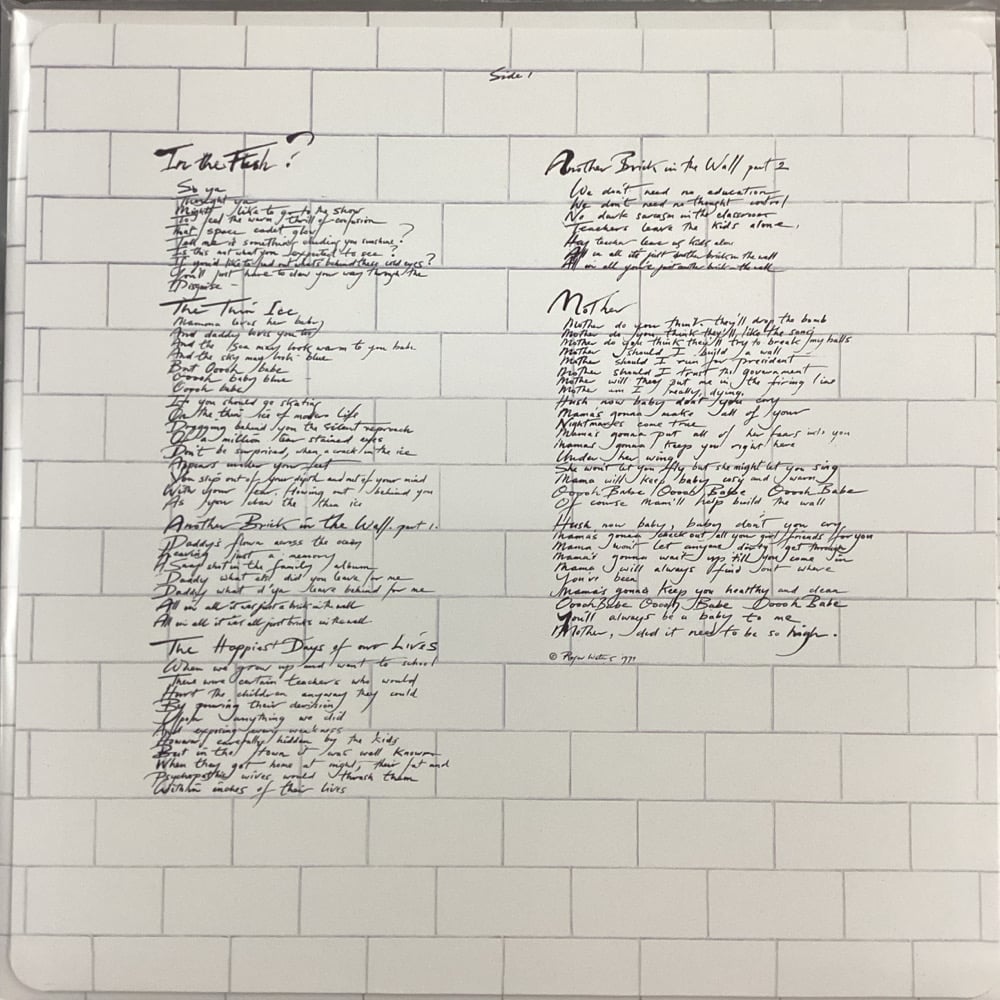 Pink Floyd - The Wall 