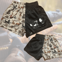 DUCKS, BUCKS AND BOOM FOOTY SHORTS- PRE ORDER