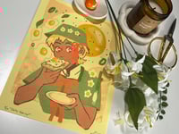 Image 3 of Egg Daisy Risograph Print