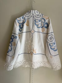 Image 7 of Blue embroidered shirt (m/l)