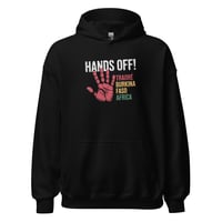 Image 1 of Hands off Traore Burkina Faso Africa Ibrahim Traoré Unisex Hoodie