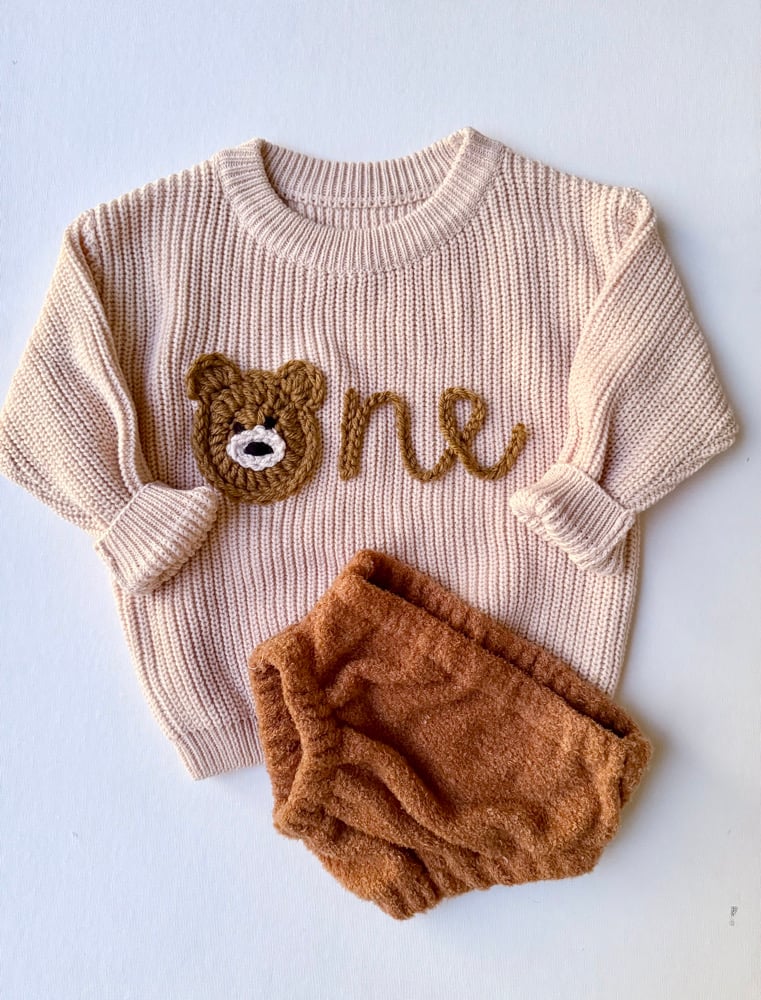 Image of Beary one sweater set