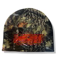 Image 1 of Camo Established Script Beanie 