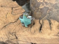 Image 1 of Green Kingman Texas Ring 