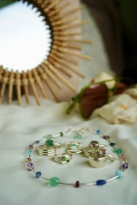 Image 2 of Sterling Silver Gumdrop Shortie Necklace