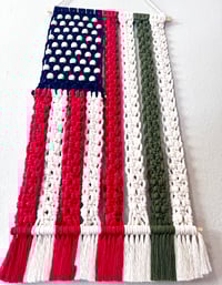 Image 2 of Macrame American Flag 🇺🇸 