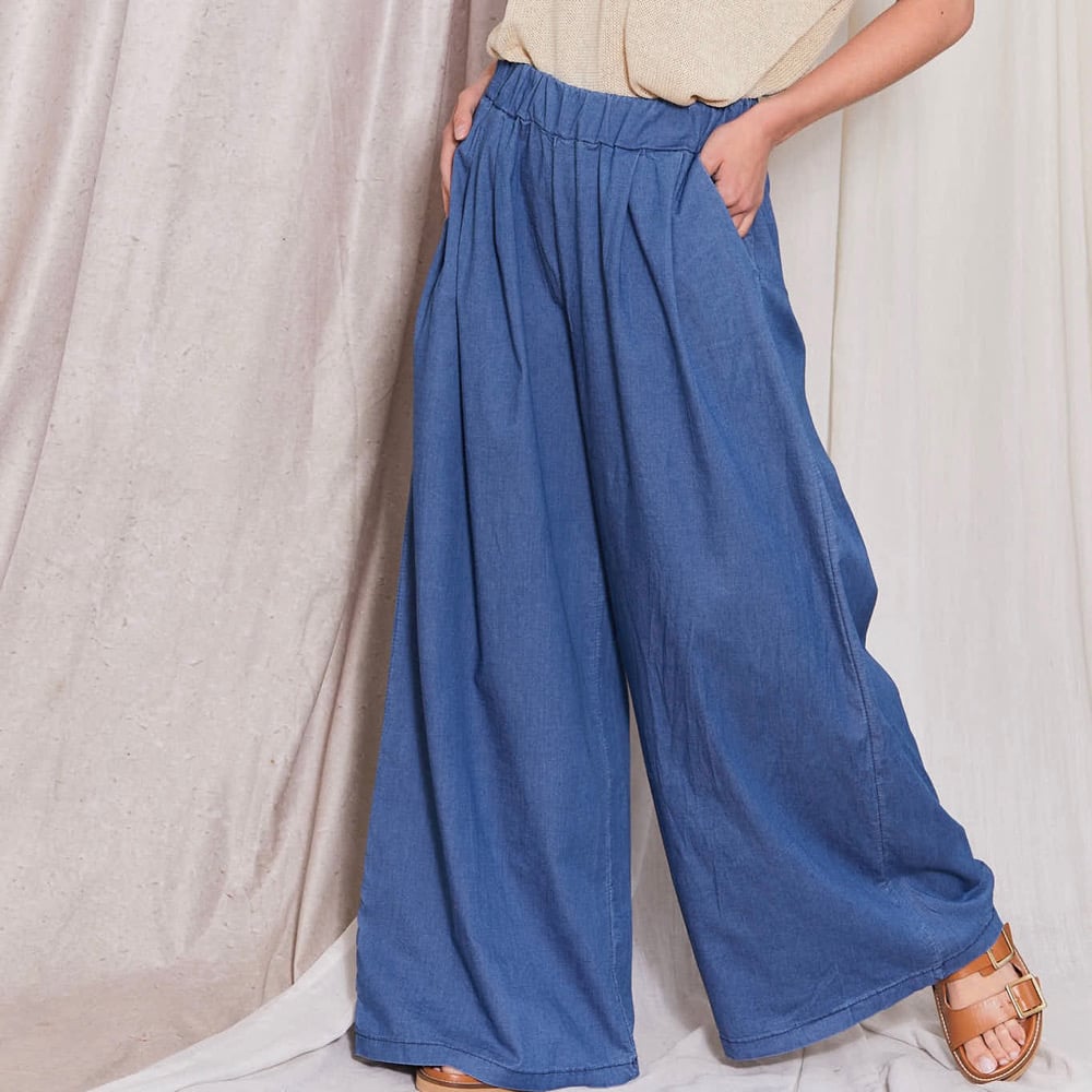 Image of Pantalon Mimi  Bleu Denim Stone T.U. de T42 à T46