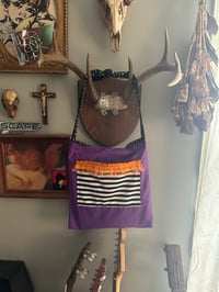 Halloween Stripe Tote Bag