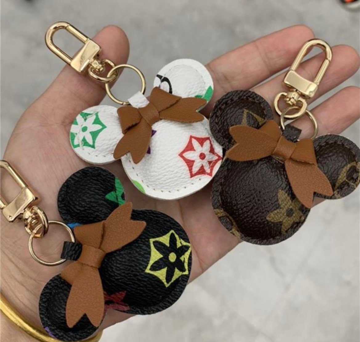 mickey mouse lv keychain