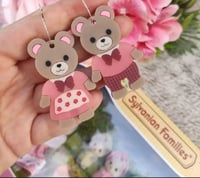 Pendientes sylvanians osos