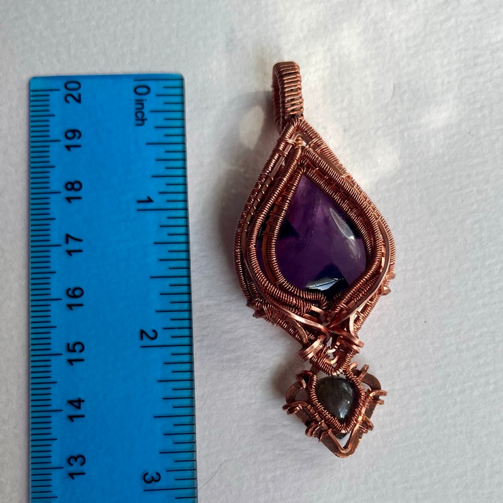 Image of Amethyst & Purple Labradorite 