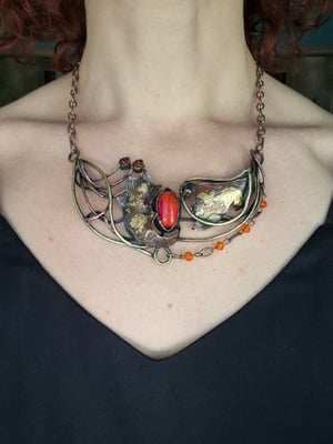 Fire  necklace 