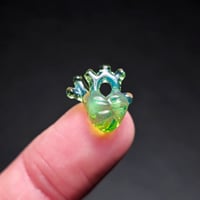 MINIATURE ANATOMICAL HEART PENDANT 8 SEA SLYME (HALF OFF)