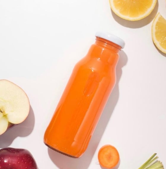 Image of Cold pressed Moss juice. 