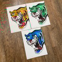 Image 1 of “TIGER STYLE” original paintings 