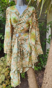 Image 6 of Pefkos co ord sarong set oranges lemons and gold