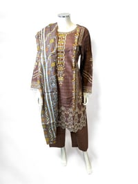 Brown suit 
