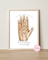 Image 1 of The Family Hands Print