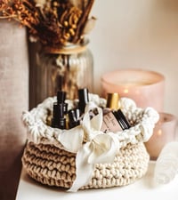 Image 3 of Soft Ruffle Storage Basket