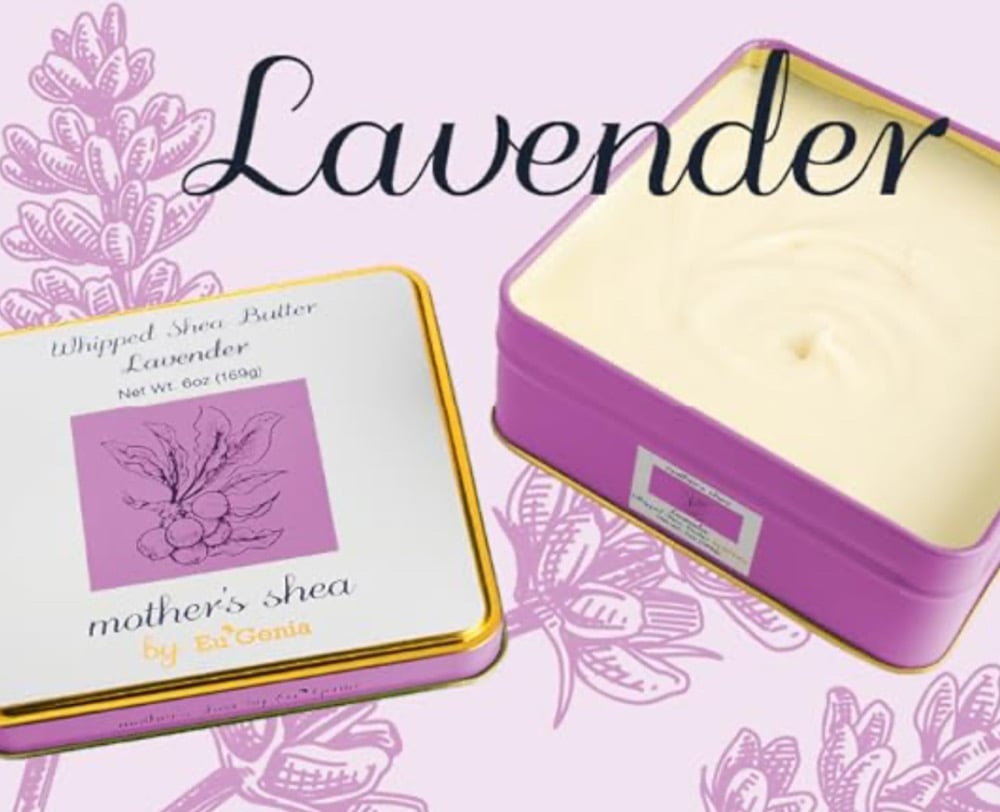 Image of Mothers Shea Whipped Shea Butter by EuGenia - Lavender - 6 oz