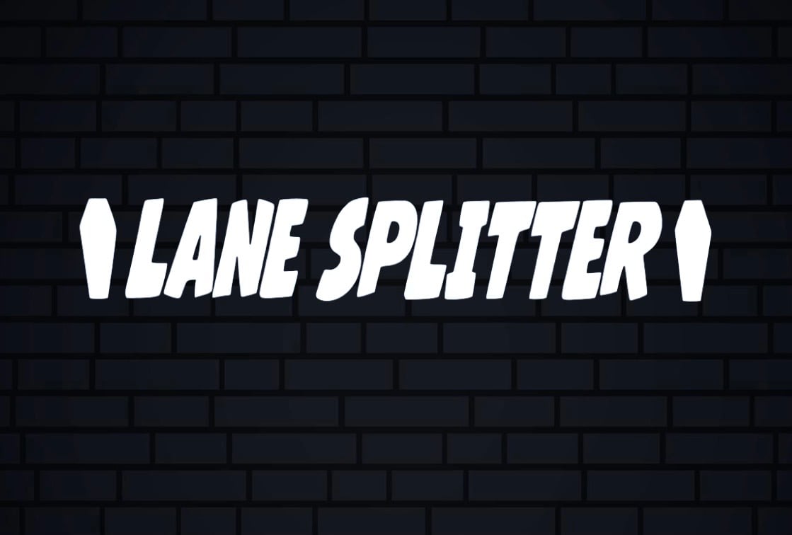 Lane hot sale splitter sticker