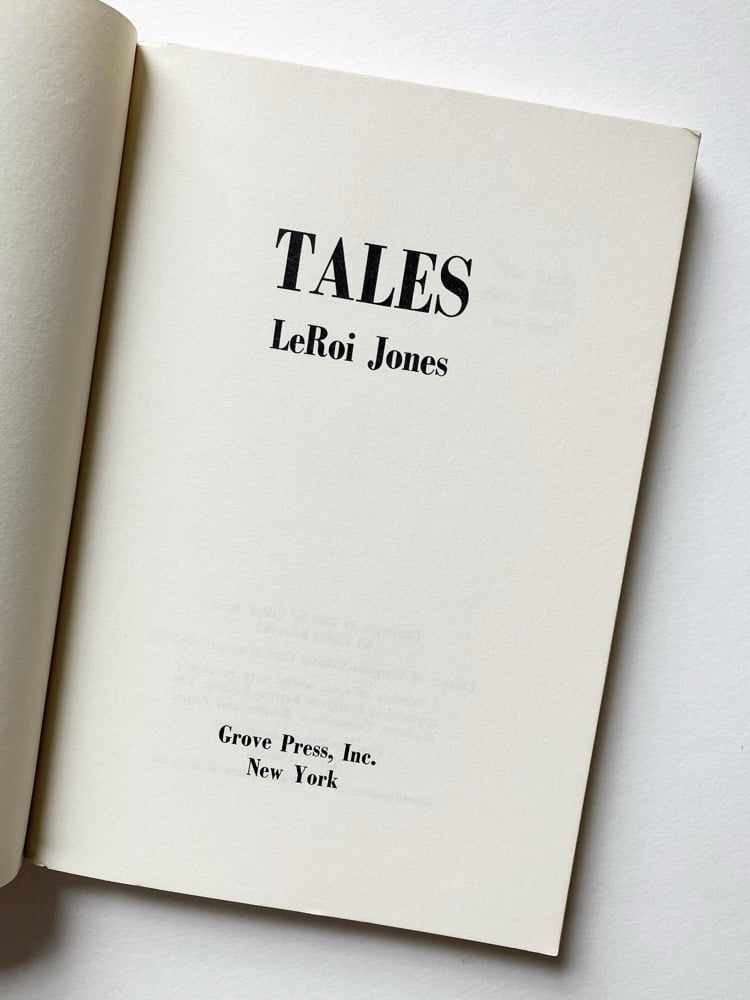 Tales by LeRoi Jones Image 3