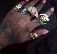 Image 1 of Statement Ring Stacks 5pc✨