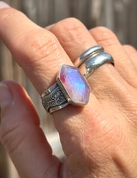 Image 3 of Wavy Moonstone Ring 