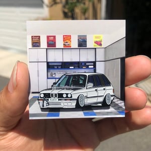 Image of KUWTB Kustoms E30 Touring by @Krisueh