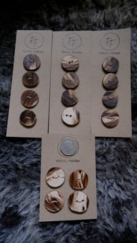 Image 1 of Hazel buttons - Set of 4 pt2