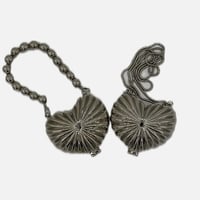 Silver Mini Heart Bag