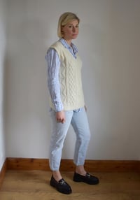 Image 8 of Aran Vest - Made in Ireland
