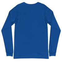 Image 2 of Sunflowers & Bumblebee - Long Sleeved T-shirt - Royal Blue