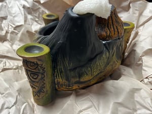 Image of LE 150 “I Lava You” Tiki Bowl 2018 By Tiki Diablo & Tahiti Gil  #147/150