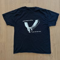 Image 1 of “Maybe There’s Nothing” Tee - Large (Misprint/Test Print) #3