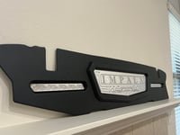 Image 2 of 1962-1964 IMPALA HT/CONV TRUNK WALL PANEL WRAPPED Madrid Black with led 