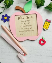 Apple shape Sticky note pad holder 