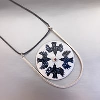 Image 1 of crow-mancing the stone necklace