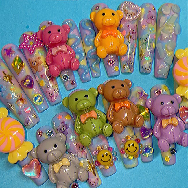 "Teddy Toybox" Extra Long Coffin, 20pcs+