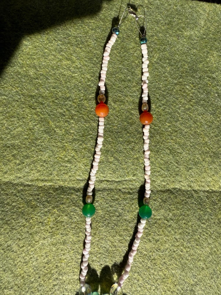 Image of Beautiful butterfly necklace 💙🦋🧡✨