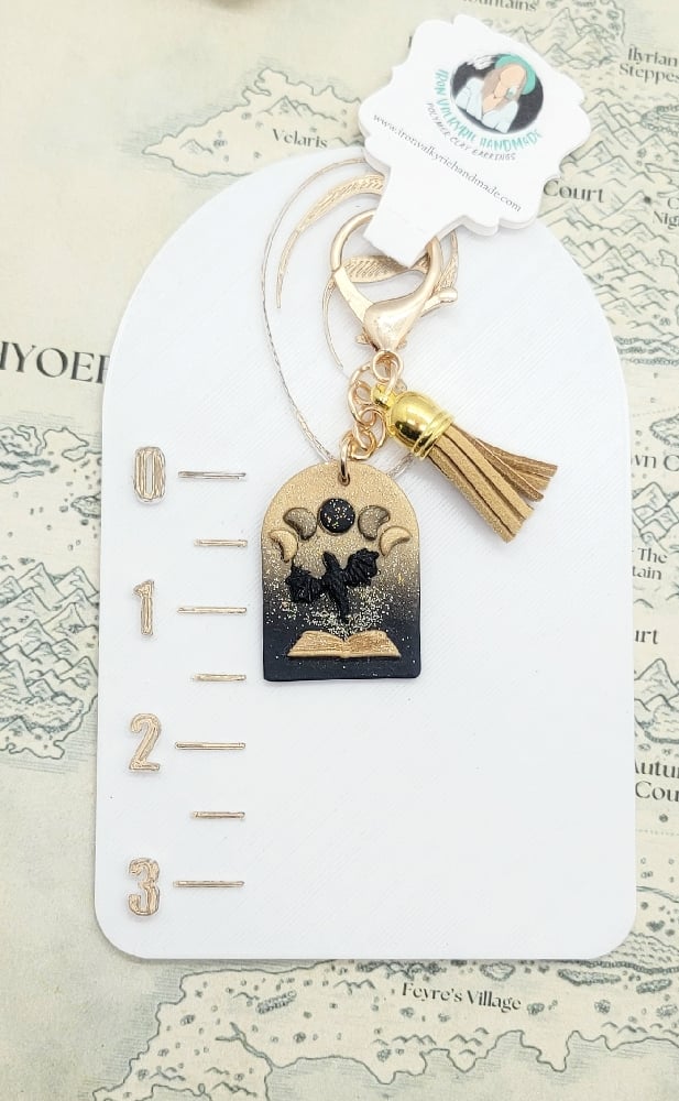 Image of Moon Phase Dragon Keychaim