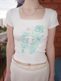 Image 3 of ♫• ℜ3𝔫 + 𝔗3𝔰0𝔯𝔬 ★Clover Dream BABY TEE with SLEeves
