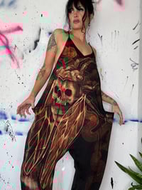 Image 3 of “DONT BE SCARED OF BUGS” CUSTOM BLEACH PAINTED PVERSIZED JUMPER MEDIUM